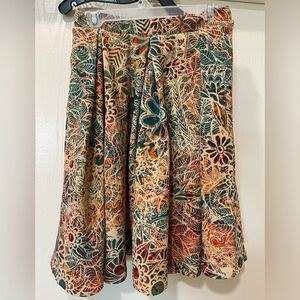 Lularoe Maddison Skirt, floral print, size medium.